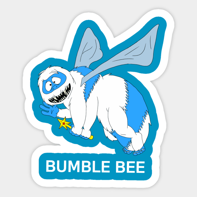 Bumble Bee Sticker by AndrewKennethArt